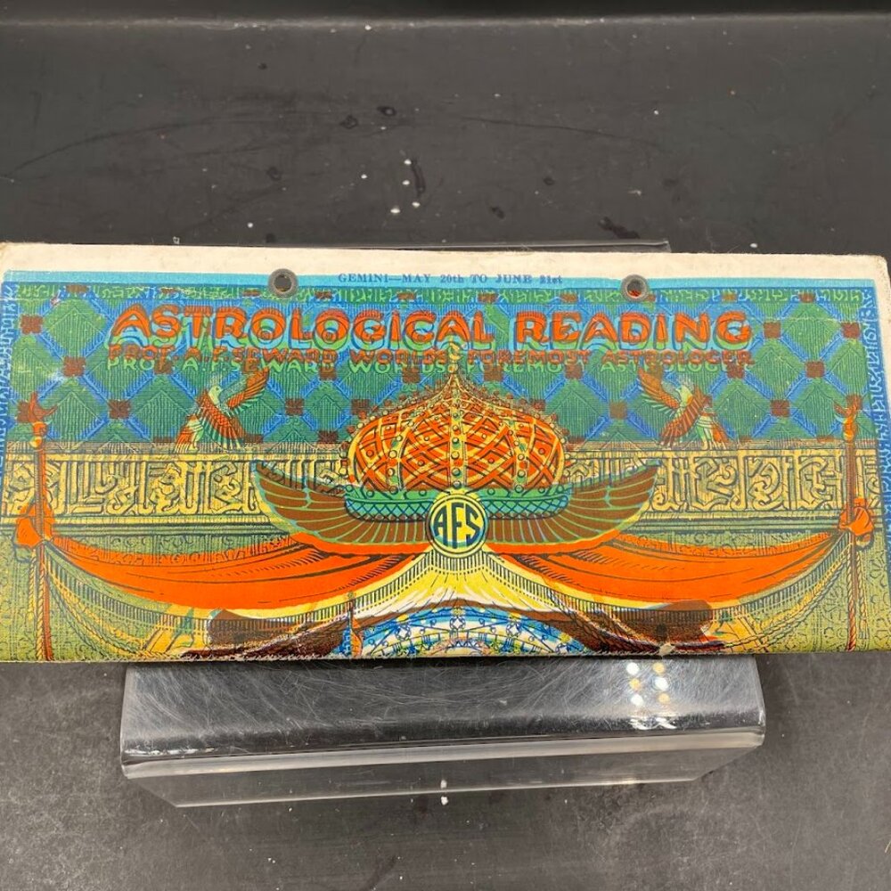 AF Seward Astrological Reading Forecast and Review of the Planets 1930 Gemini
